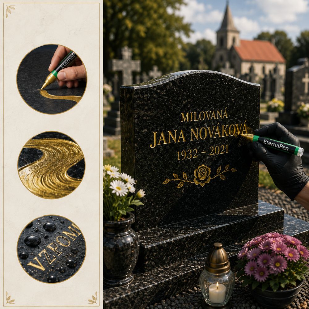 EternaPen™ - Popisovač pro obnovu pamětních nápisů