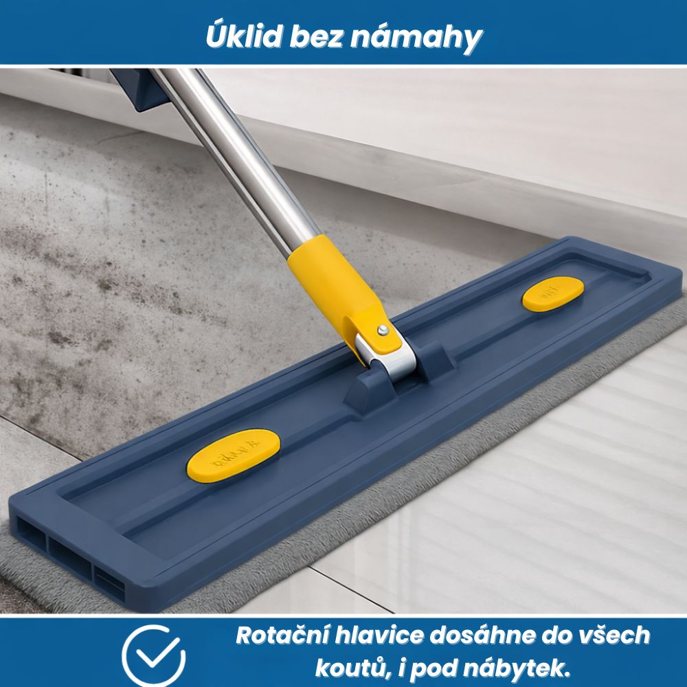 SwiftMop™ | Rotační mop s integrovaným ždímacím systémem