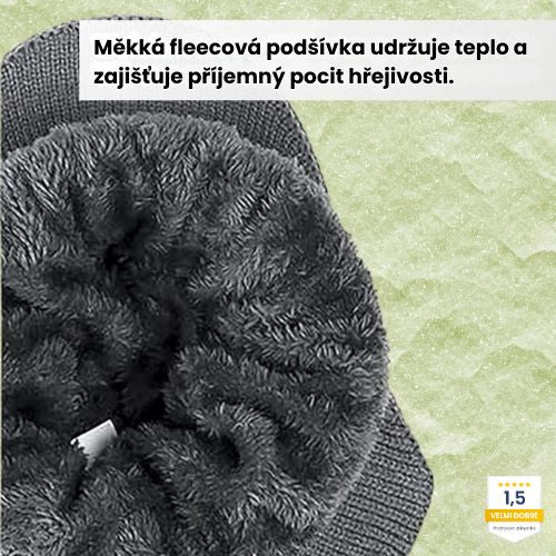 WinterGuard™ – Zimní čepice s ochranou uší, univerzální velikost