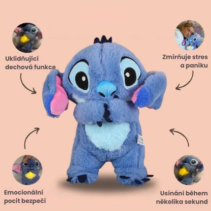 Uklidňující Plyšák – náš oblíbený modrý mimozemšťanek