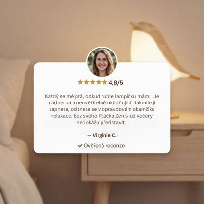 Ptáček Zen – Bezdrátová noční lampička