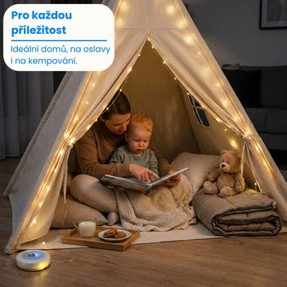 CampGlow™ - Kempingové světlo 2v1 se světelným řetězem