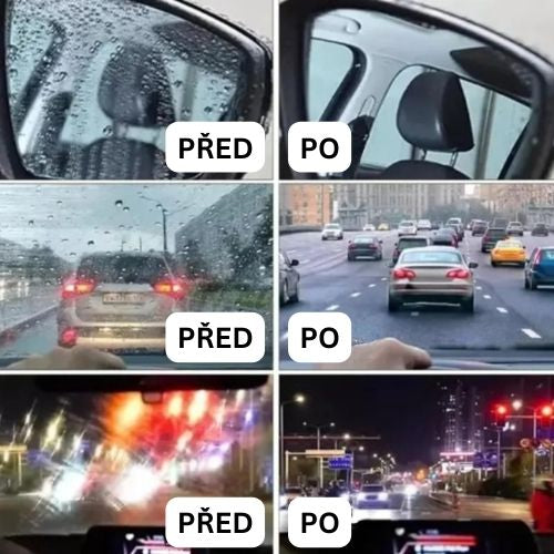 PovlakováníSkel | Roztok na olejový film na autoskla + aplikační štětec