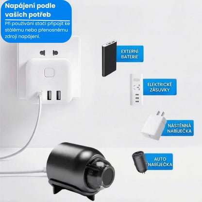 Mini Wi-Fi bezpečnostní kamera 1080p s nočním viděním