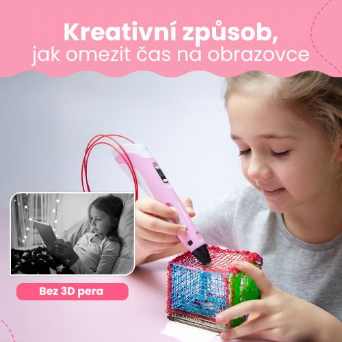 3D Pero Startovací balíček – 10 barevných filamentů