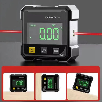 IncliTech™ Digitální magnetický úhloměr s bočním laserem a vysokou přesností
