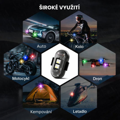 LED světla do auta s dálkovým ovládáním
