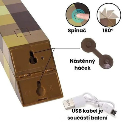 Realistická pixelová pochodeň | Oživte svůj herní svět