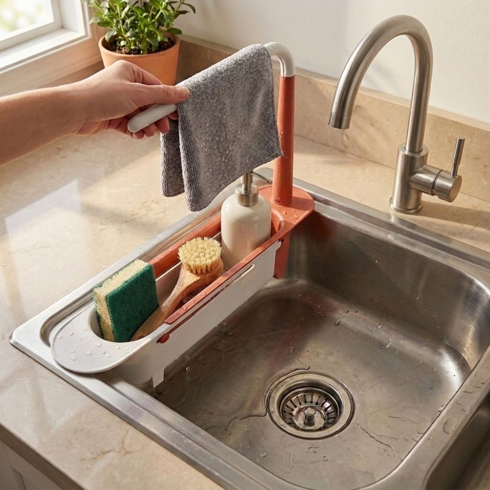 SinkMate™ – Chytrý organizér pro váš dřez
