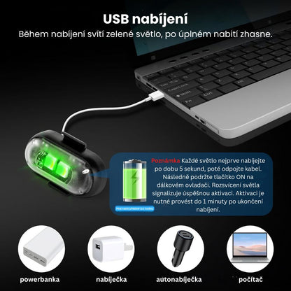 LED světla do auta s dálkovým ovládáním