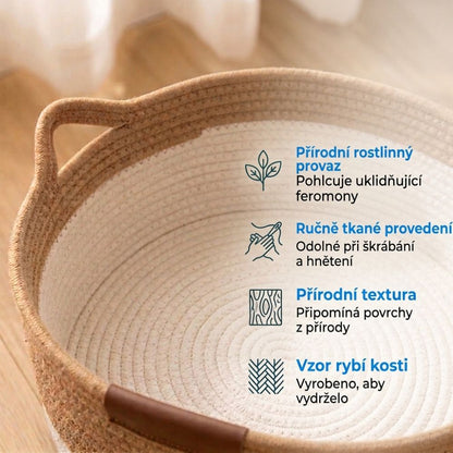 Haven Basket™ - Přirozený prostor pro bytové kočky založený na výzkumu