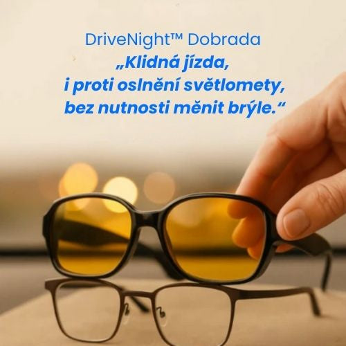 DriveNight™ – Noční brýle proti oslnění (přes dioptrické brýle)