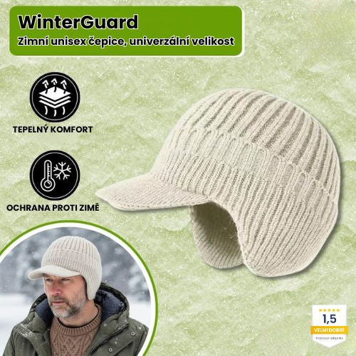 WinterGuard™ – Zimní čepice s ochranou uší, univerzální velikost