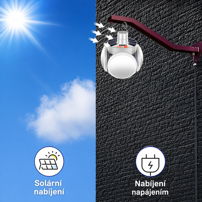 SolarGlow™ - Přenosná skládací solární lampa