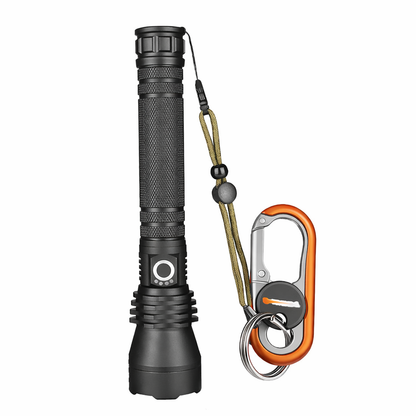 Dobíjecí LED Svítilna v Taktickém Provedení – Vysoký výkon