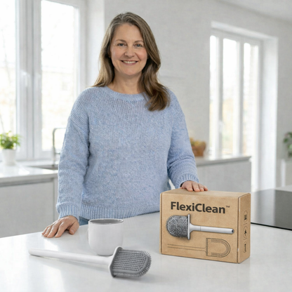 FlexiClean™ – Flexibilní a účinný silikonový WC kartáč