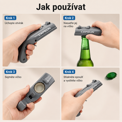 Originální a zábavný otvírák na lahve na oslavy a grilování