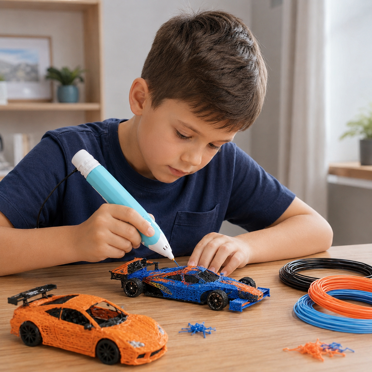 Magic 3D pen bezdrátové 3D pero pro kreativní tvoření