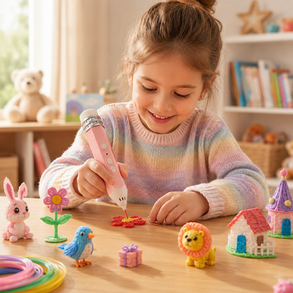 Magic 3D pen bezdrátové 3D pero pro kreativní tvoření