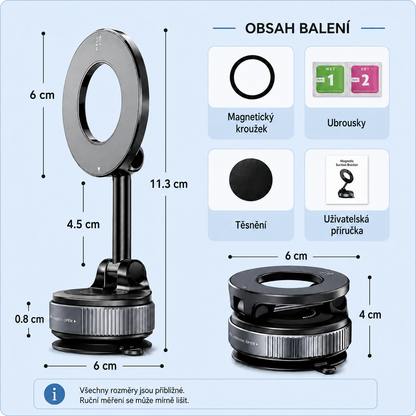 Magnetický držák na telefon MagFix s otočením o 360°
