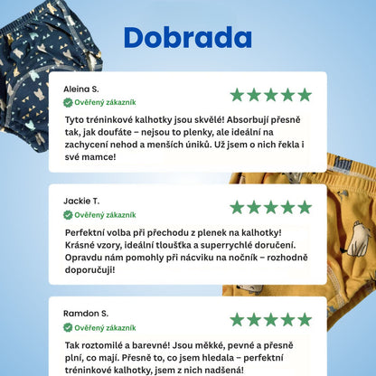 Plenky pro učení na nočník – snadné učení na nočník