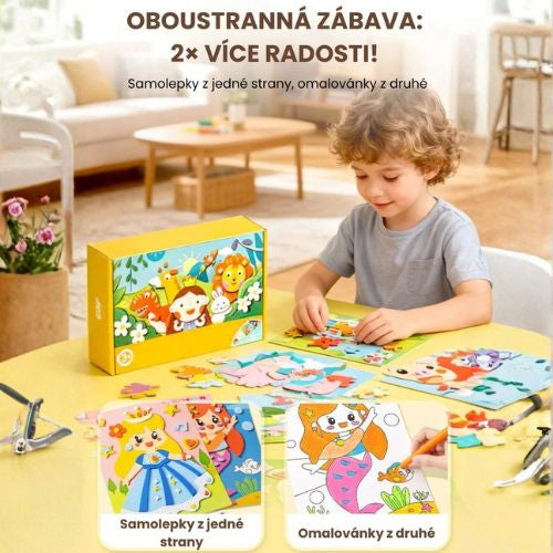 DIY 3D EVA kreativní samolepky pro děti