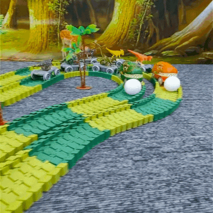Dinosaur™ Flexibilní závodní dráha se svítícím dinosauřím vozidlem