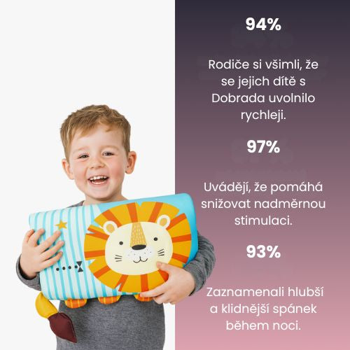 Zklidňující dětský polštář Dobrada