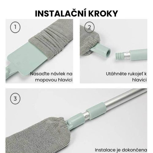 UltraClean™ – Teleskopická prachovka z mikrovlákna Pro