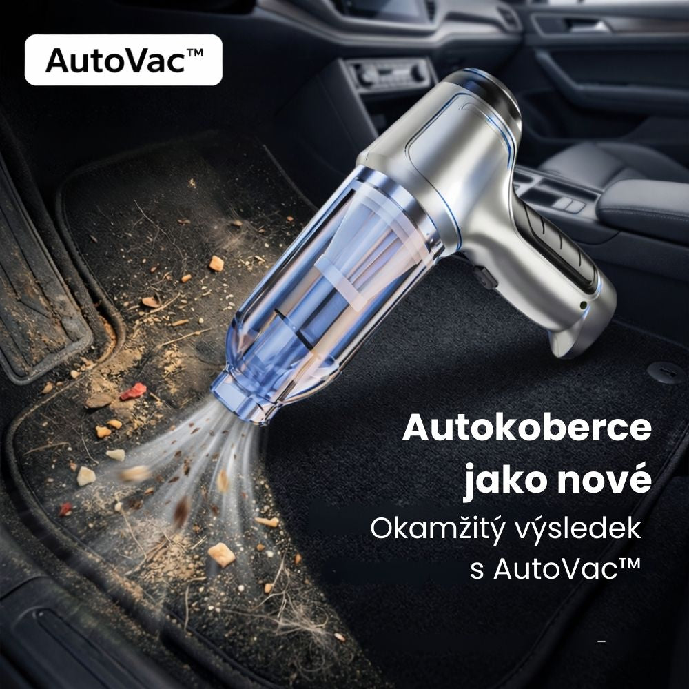 AutoVac™ – Výkonný bezdrátový vysavač do auta