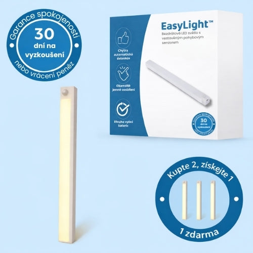 EasyLight™ – Bezdrátové LED světlo 30 cm s vestavěným pohybovým senzorem