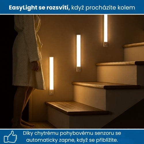 EasyLight™ – Bezdrátové LED světlo 30 cm s vestavěným pohybovým senzorem