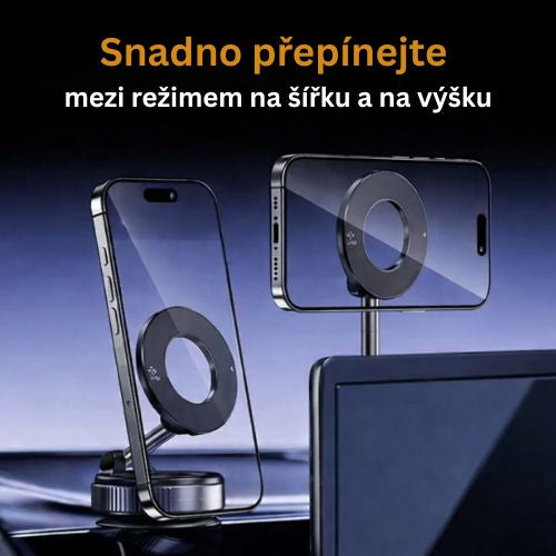 Magnetický držák na telefon s 360° rotací