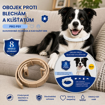 PetProtect™ - Přírodní obojek proti blechám, klíšťatům a komárům (ochrana až 8 měsíců)