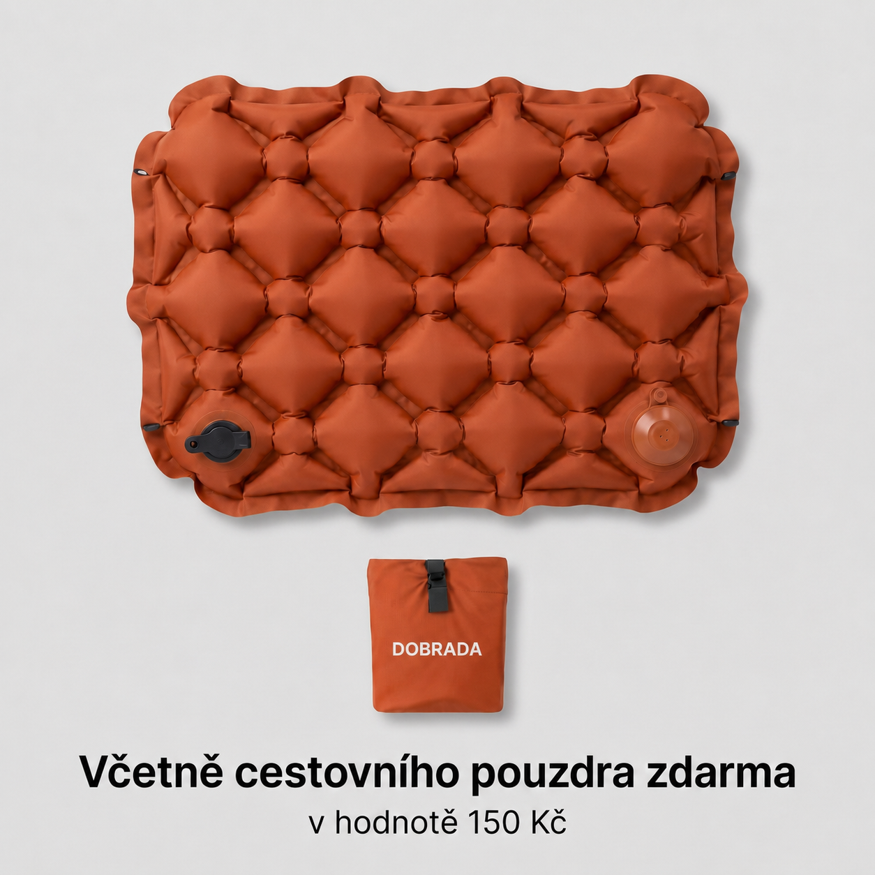 Pohodlný sedací polštář na cesty AirCushion™ Lite