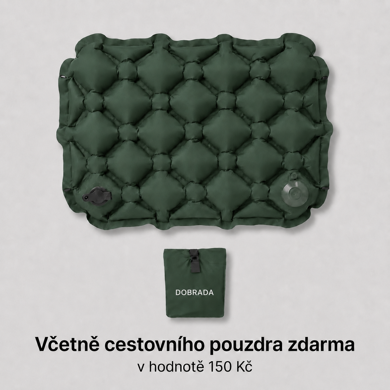 Pohodlný sedací polštář na cesty AirCushion™ Lite