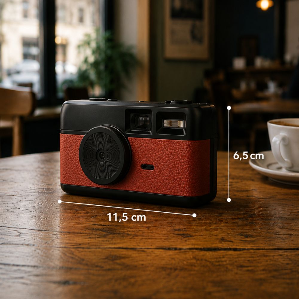 Digitální retro fotoaparát s retro filtry