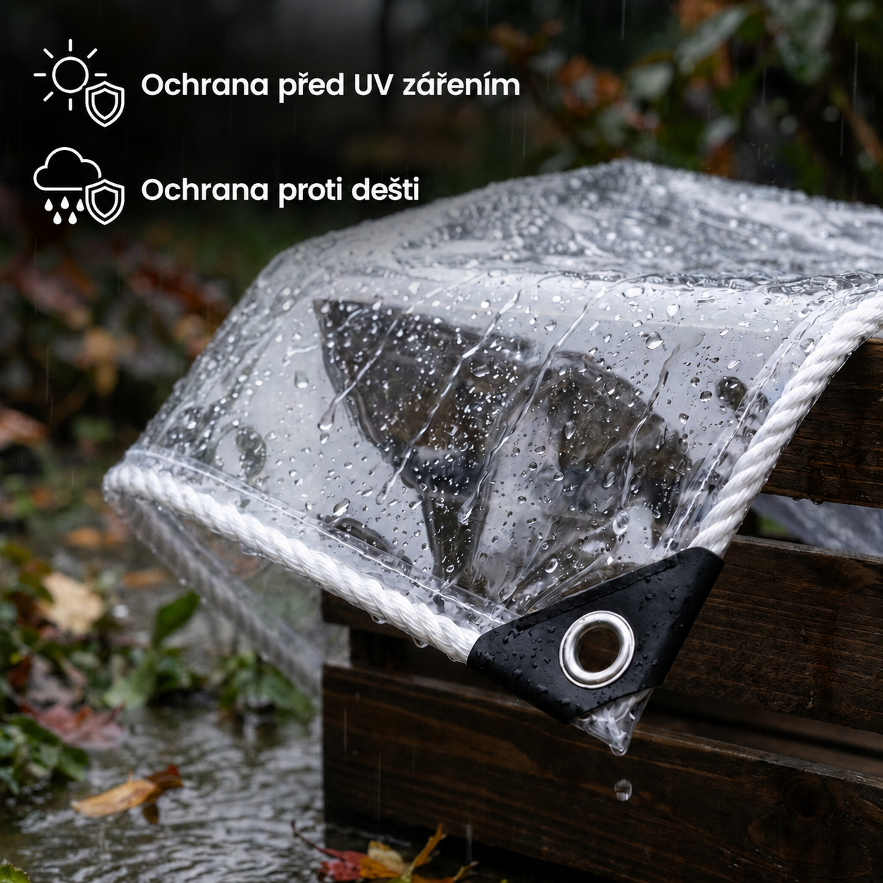 Duratarp™ - Odolná průhledná plachta do každého počasí