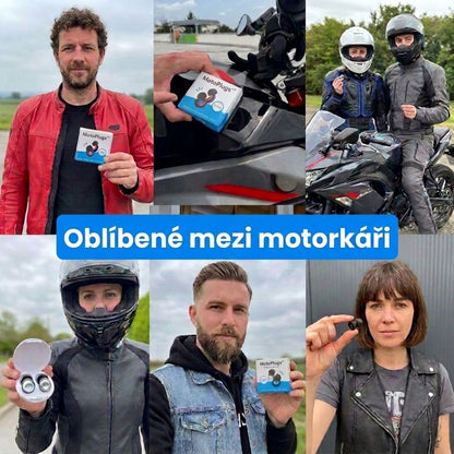 MotoPlugs™ - Špunty do uší proti hluku větru