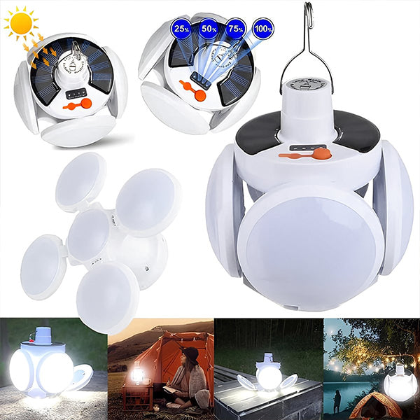 SolarGlow™ - Přenosná skládací solární lampa