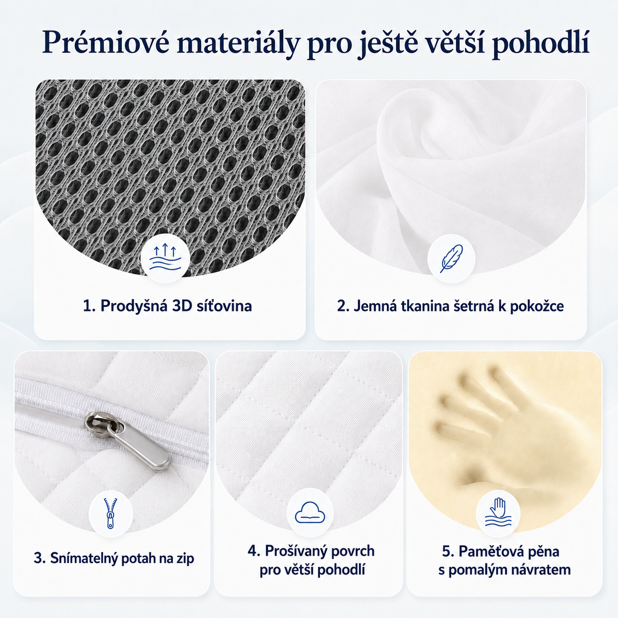 DreamRest™ – Polštář pro zdravý spánek