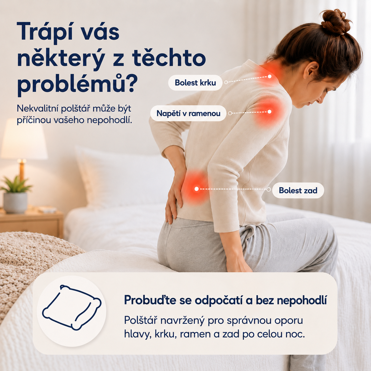 DreamRest™ – Polštář pro zdravý spánek