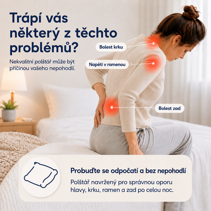 DreamRest™ – Polštář pro zdravý spánek