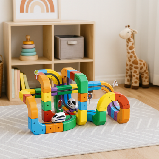 Rychlobloky™ – 3D stavebnice vláčků – hračky STEM