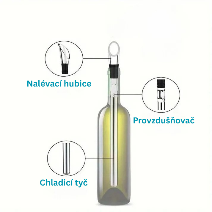 Premium VinoChlad™ - Dokonale vychlazené víno během chvilky