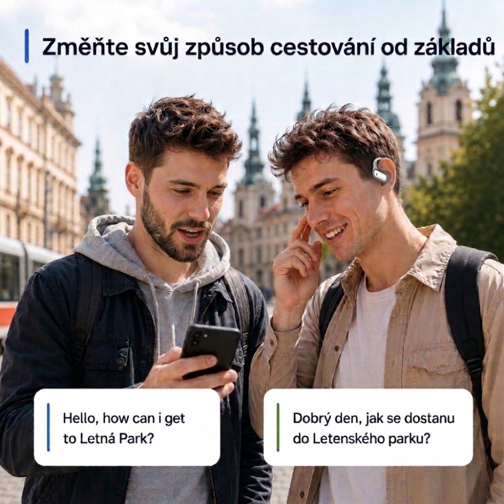 Překladová bezdrátová sluchátka s umělou inteligencí