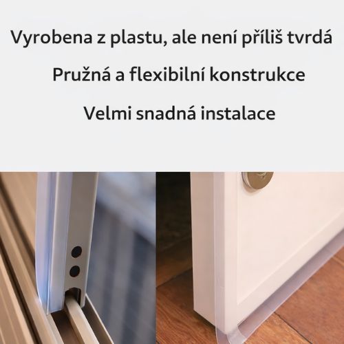 TapeShield™ – Transparentní těsnicí páska pro dveře a okna