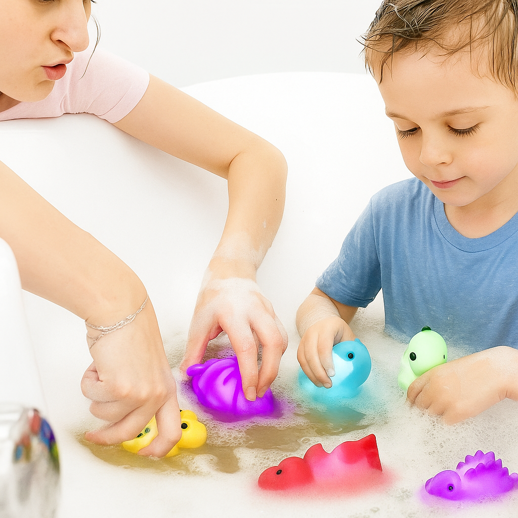 DinoSplash™ – Svítící dinosauři do vany