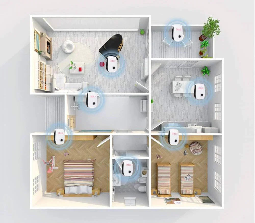 Pest Reject | Účinný ultrazvukový systém proti hmyzu a hlodavcům