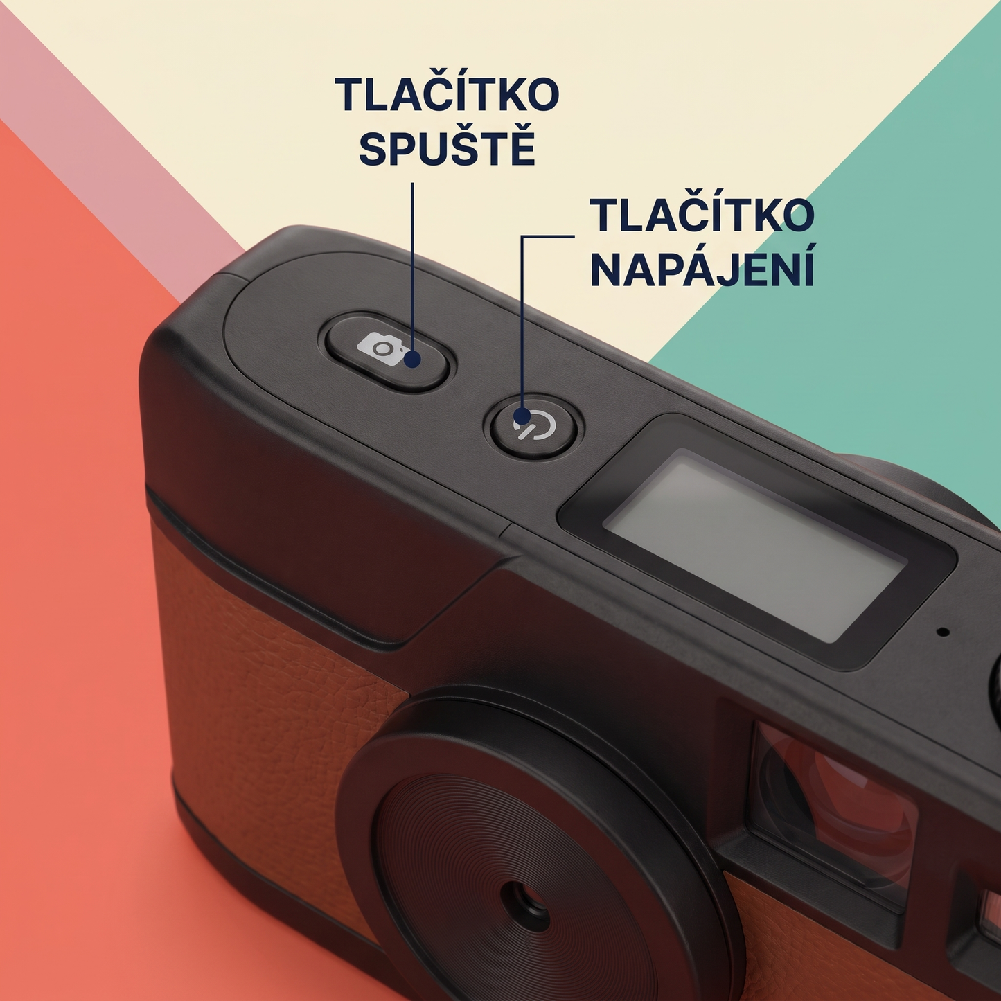 Digitální retro fotoaparát s retro filtry